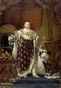 Baron Antoine-Jean Gros Portrait of Louis XVIII in his coronation robes Spain oil painting artist
